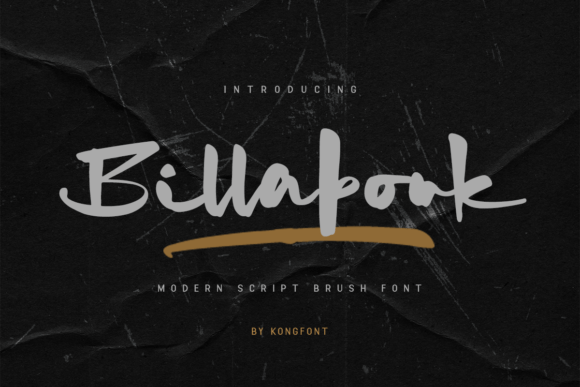 Billabonk Script Brush Font for Dynamic Campaigns