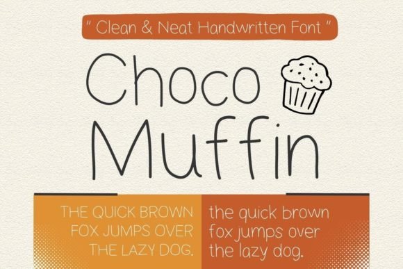 Choco Muffin Font for Editorial Design