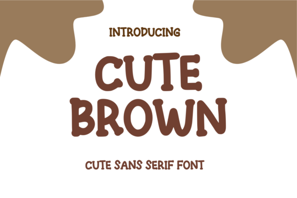 Cute Brown: A Modern Slab Serif for Campaign Creativity