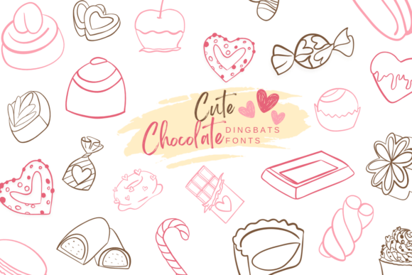 Cute Chocolate Font for Sweet Campaign Designs