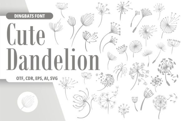 Cute Dandelion Font for Branding Projects