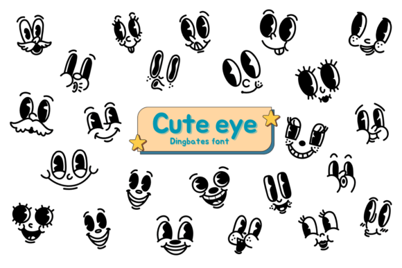 Cute Eye: A Playful Typeface for Digital Campaigns