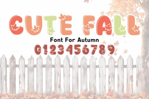 Cute Fall Font Review for Design Projects