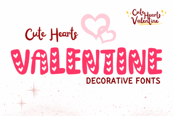 Cute Hearts Valentine Font for Digital Campaigns