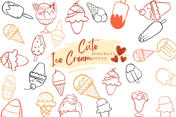 Cute Ice Cream Font Review for Brand Designers
