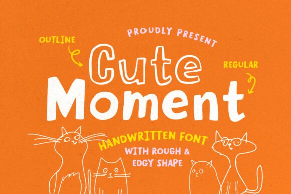Cute Moment Font for Eye-Catching Digital Content