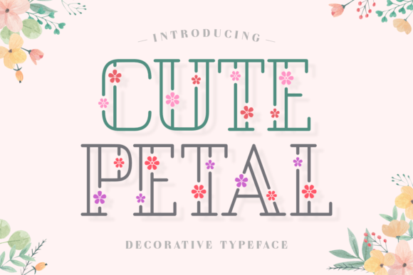 Cute Petal Font for Spring-Inspired Branding