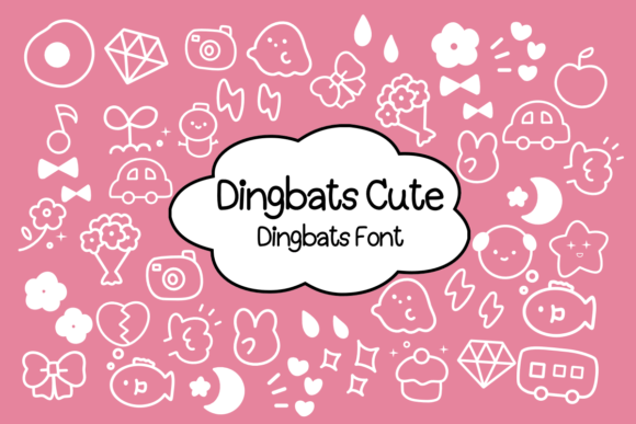 Dingbats Cute: A Whimsical Font for Brand Personality
