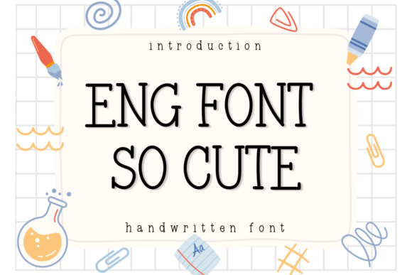 Eng Font So Cute for Web Design