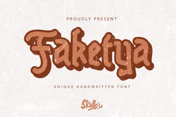 Faketya: A Handwritten Font for Editorial Charm