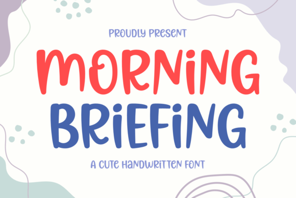 How Morning Briefing Elevates Brand Identity with a Playful Font