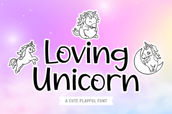 Loving Unicorn Font for Engaging Digital Content