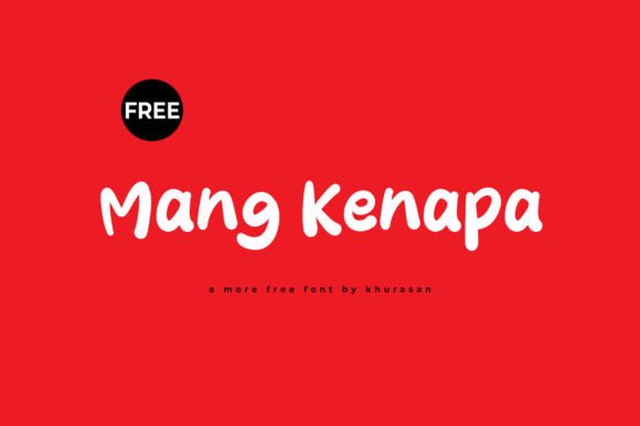 Mang Kenapa: A Modern Handwritten Font for Creative Projects