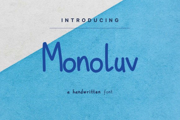 Monoluv: A Handwritten Font for Modern Web Design