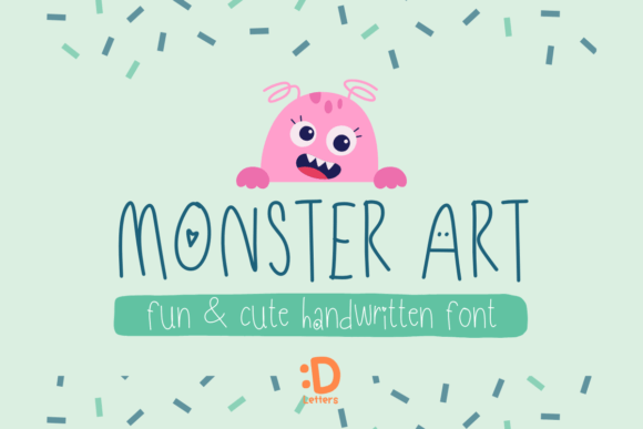 Monster Art Font for Editorial Design and Content Creation