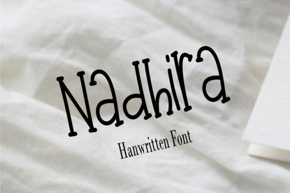 Nadhira: A Modern Handwritten Font for Your Brand