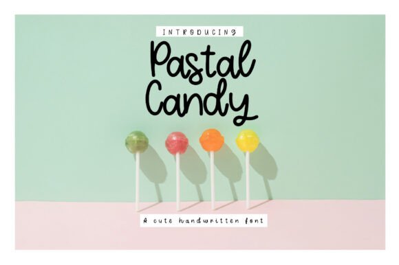 Pastal Candy Font for Joyful Editorial Design