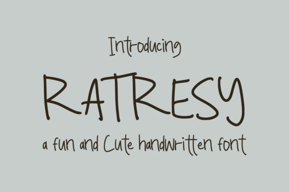 Ratresy: A Handwritten Font for Polished Branding