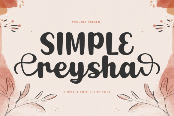 Simple Reysha: A Playful Script Font for Warm Branding