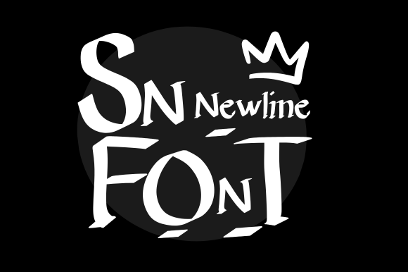 Sn Newline: A Versatile Script Font for Digital Creatives