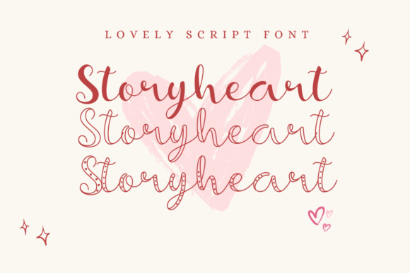 Storyheart: A Unique Font for Digital Branding and Web Design