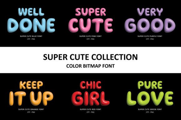 Super Cute Collection Font for Digital Design