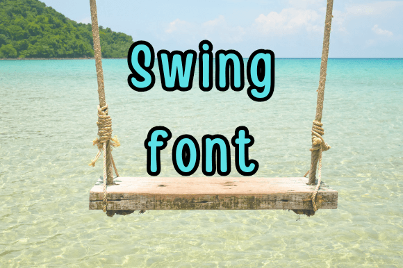 Swing: A Playful Font for Editorial Design
