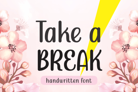 Take a Break Font for Web Design