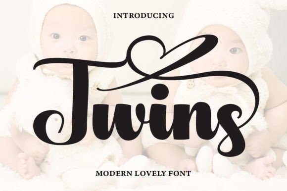 Twins Font for Campaign Creativity