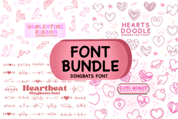 Valentine Festival Bundle for Romantic Typography