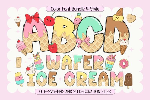 Wafer Ice Cream Font for Branding That Feels Sweet and Professional