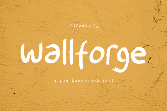 Wallforge: A Whimsical Font for Branding Magic